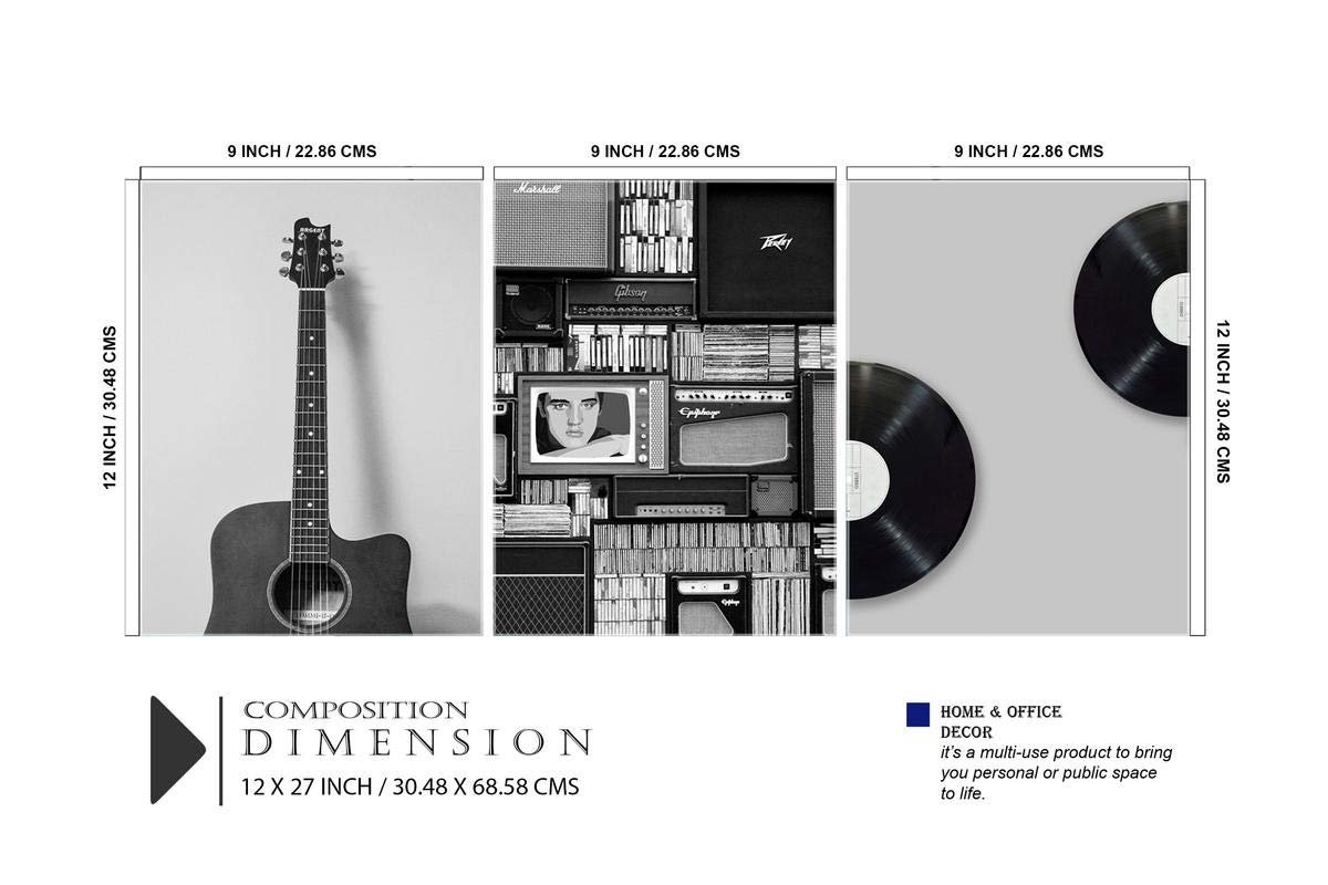 Retro Music themed UV Textured Panel Painting - Image 4