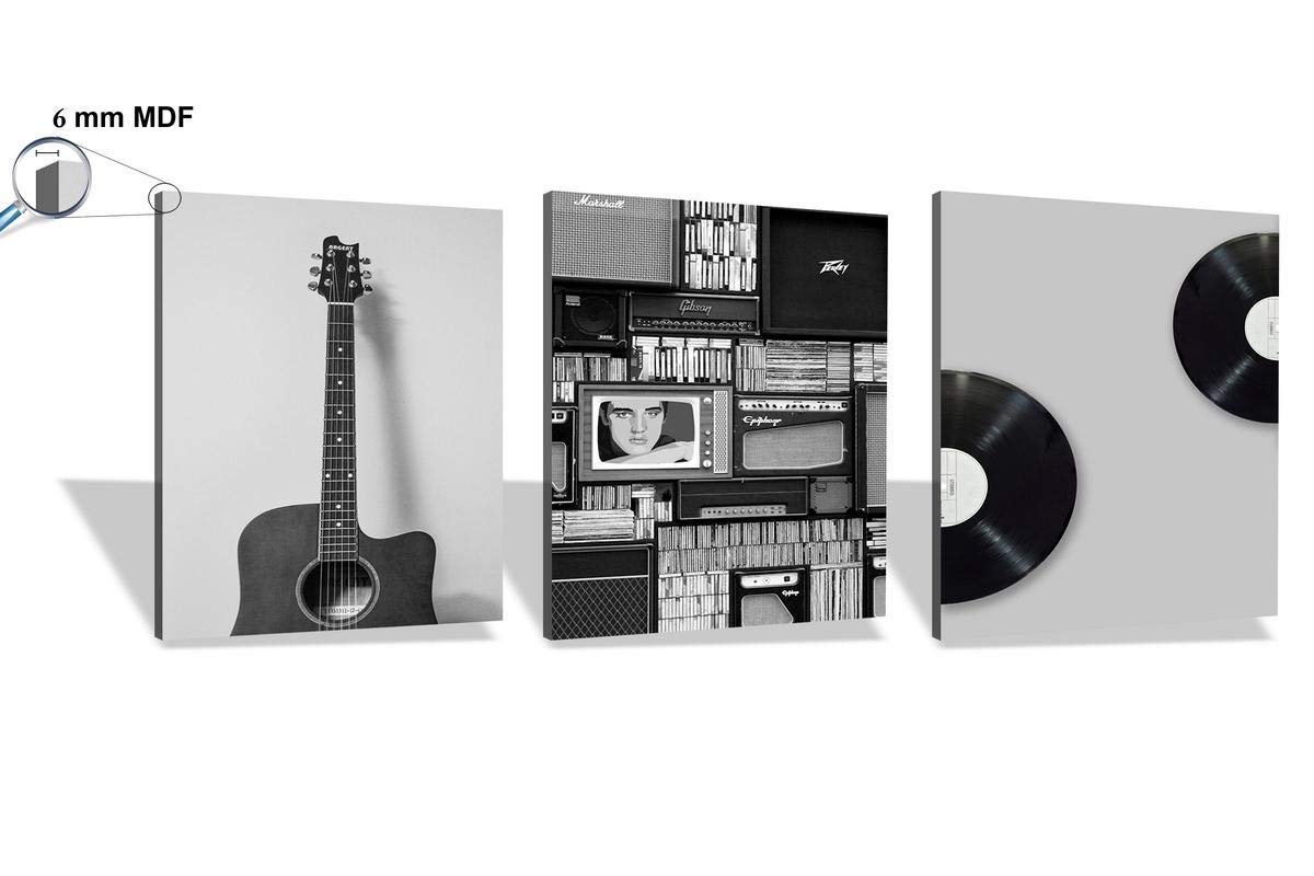 Retro Music themed UV Textured Panel Painting - Image 3