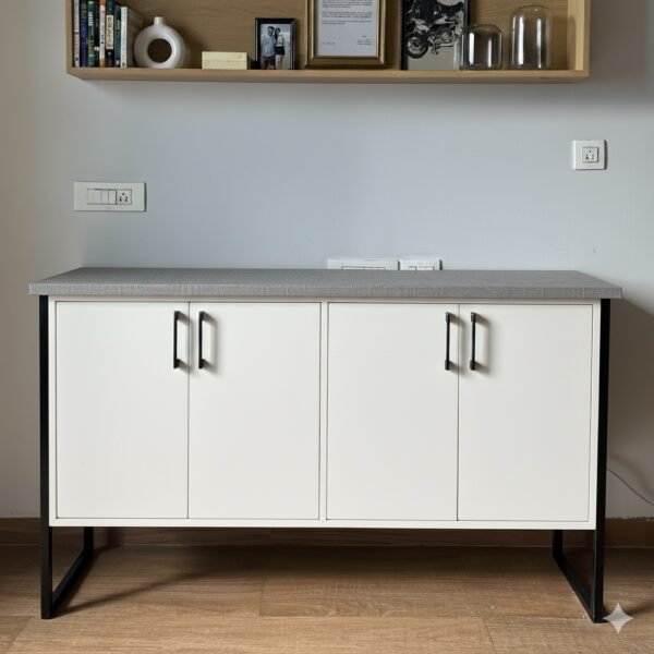 Console / Press table with soft top