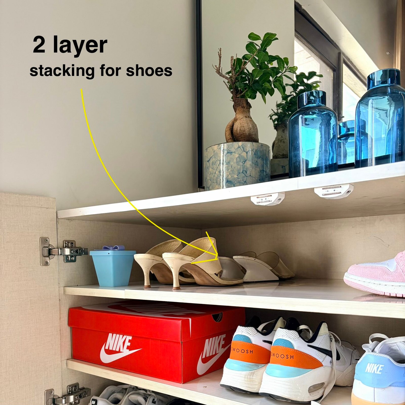 Shoe rack for 50 pairs + Accessories - Image 3