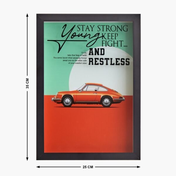 Frame picture Stay strong by Home Centre