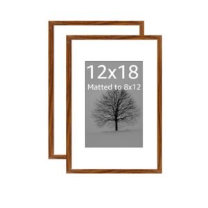 Frame Wooden finish 12 x 18 in - Image 1