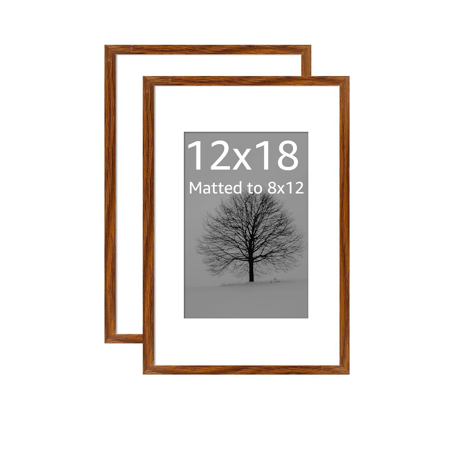 Frame Wooden finish 12 x 18 in - Image 1