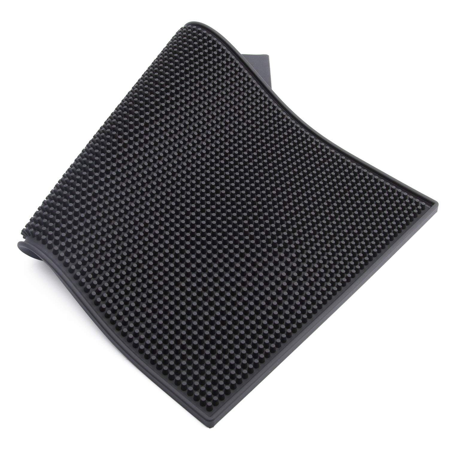 Bar Rubber mat to contain spills 18" x 12" Black - Image 5