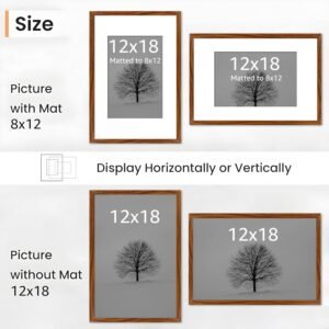 Frame Wooden finish 12 x 18 in - Image 2