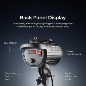 Shooting Light 150W Colour temperature changing with remote by Digitek - Image 4