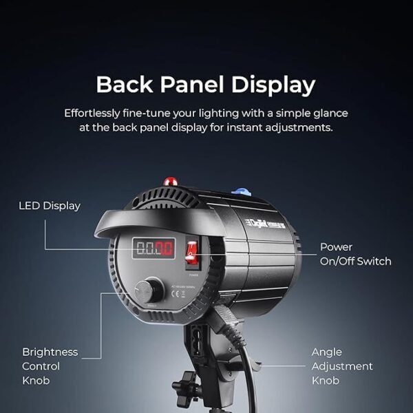 Shooting Light 150W Colour temperature changing with remote by Digitek