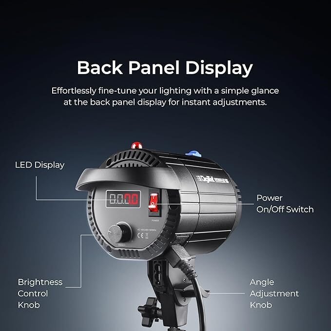Shooting Light 150W Colour temperature changing with remote by Digitek - Image 4