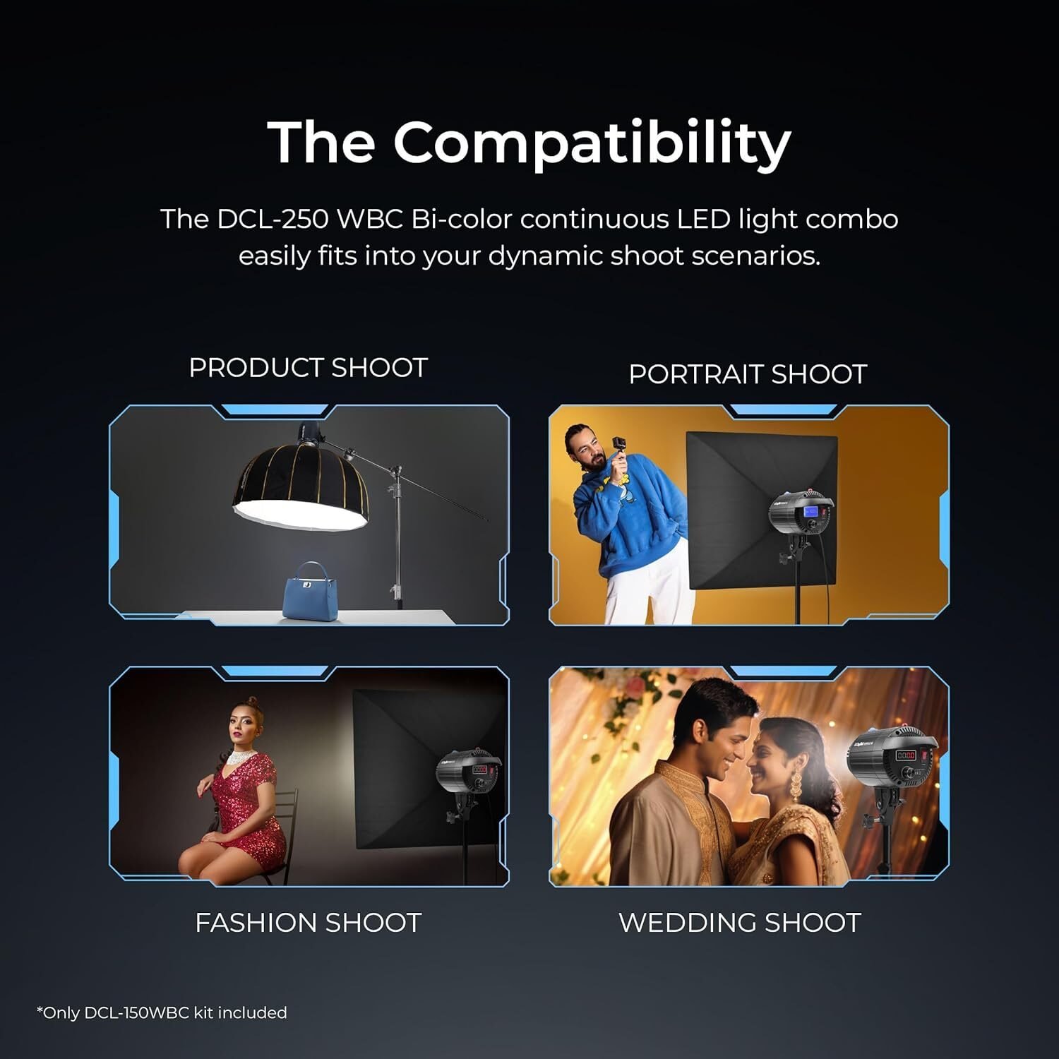 Shooting Light 150W Colour temperature changing with remote by Digitek - Image 3