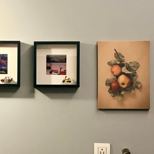 Picture with Frame PJÄTTERYD, leaves with apples, 30x40 cm