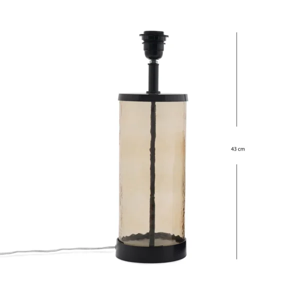Black lamp shade by Pure Home & Living