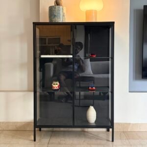 Glass Bookshelf/ Cabinet RUDSTA by IKEA - Image 1