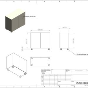Shoe rack for 50 pairs + Accessories - Image 8