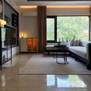Minimalist textured beige rug from IKEA - Image 1