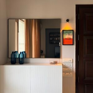Aesthetic Mirror with black aluminium frame - Image 1