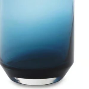 Clear Blue Glass Vase by Pure home & living - Image 4