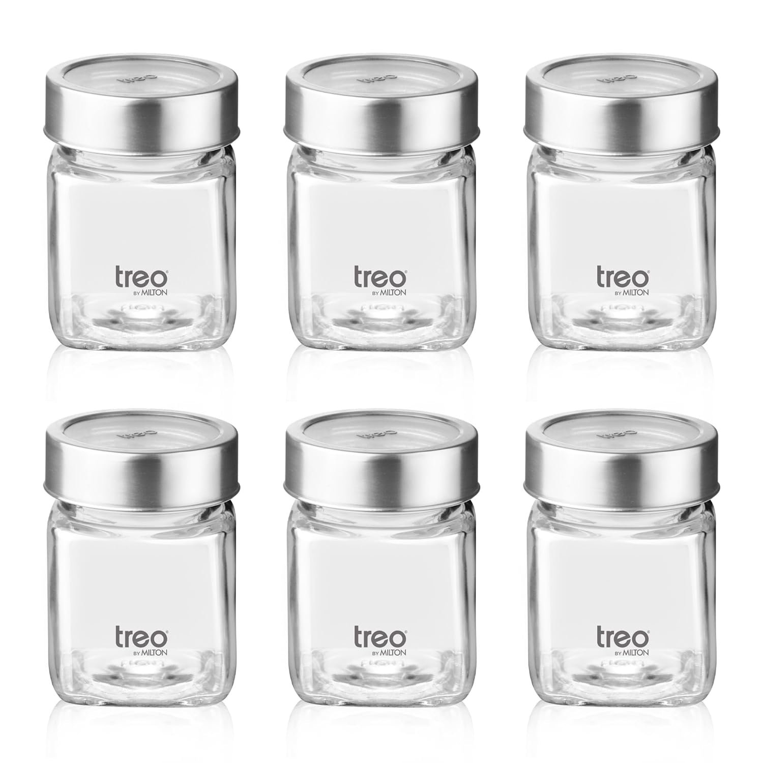 TREO by Milton 180 ml Glass Jar with transparent LID - Image 3