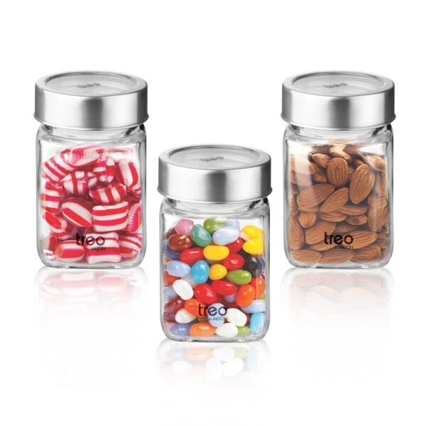 TREO by Milton 310 ml Glass Jar with transparent LID