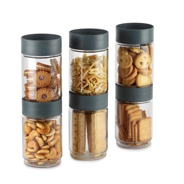 Cello stackable glass storage 750ml